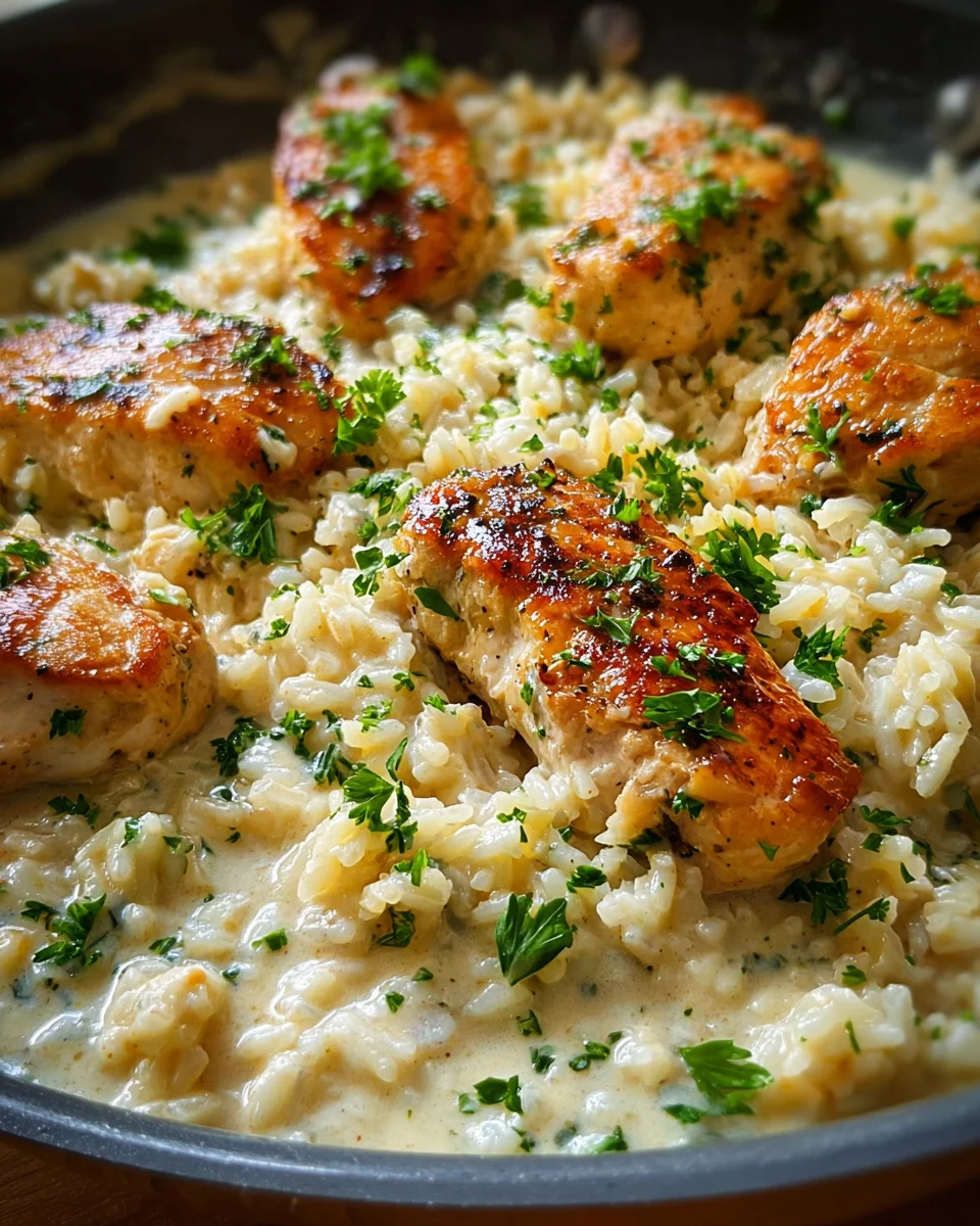 One-Pan Creamy Parmesan Chicken & Rice 23 One-Pan
