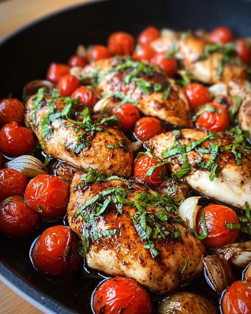 One Pan Balsamic Chicken