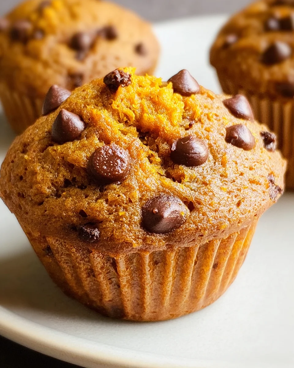 Pumpkin Chocolate Chip Muffins 23 Pumpkin