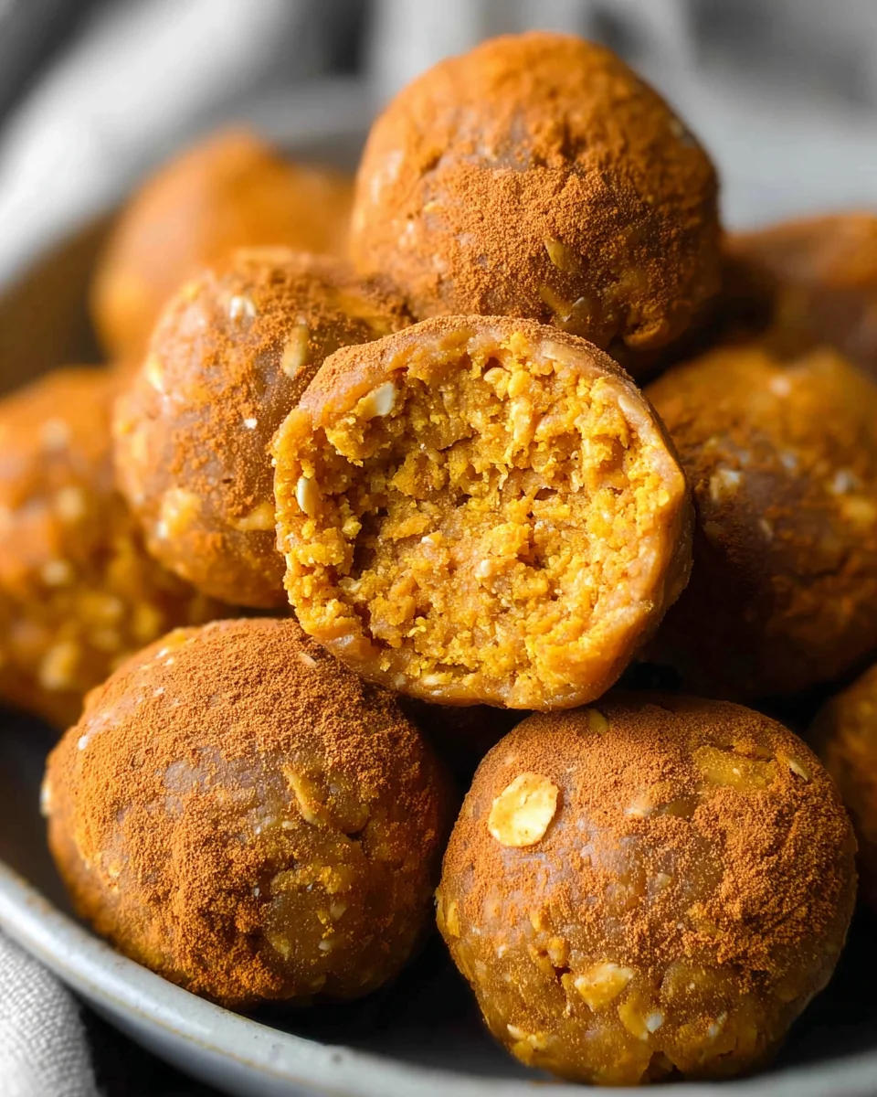 Pumpkin Protein Balls 16 Pumpkin