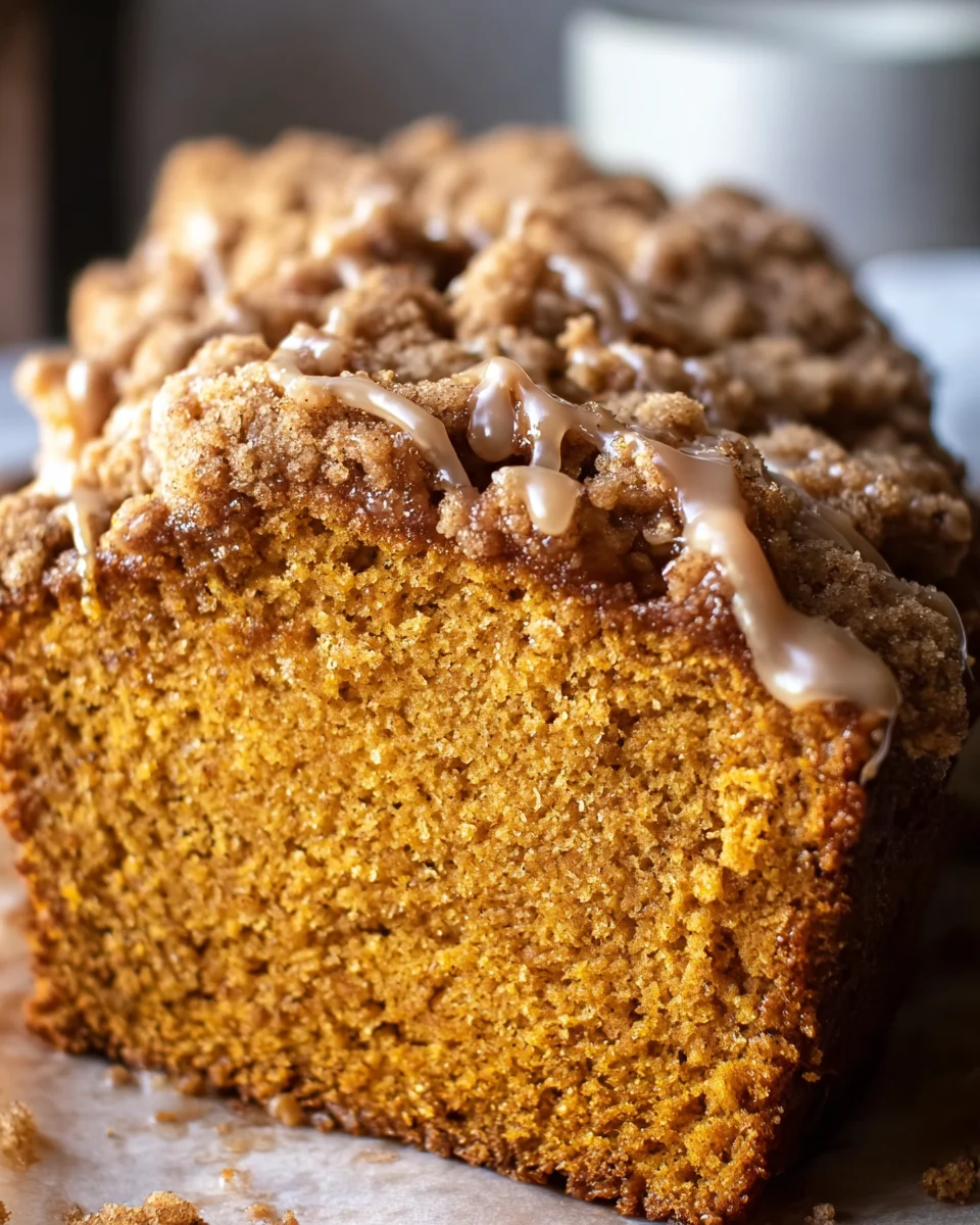Pumpkin Streusel Bread