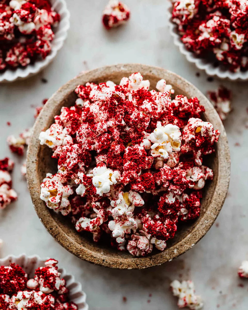 Red Velvet Popcorn 16 Red