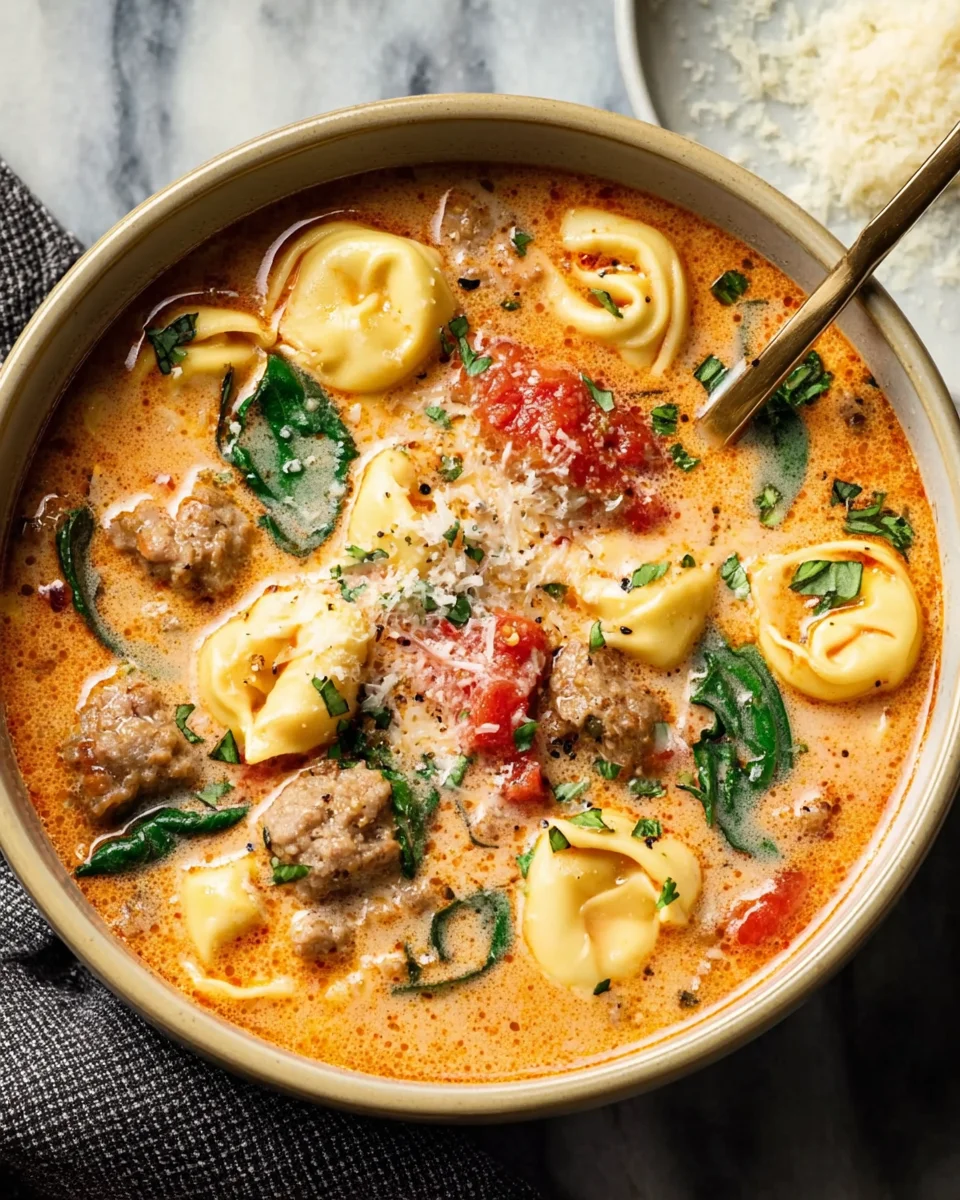 Sausage Tortellini Soup 26 Sausage