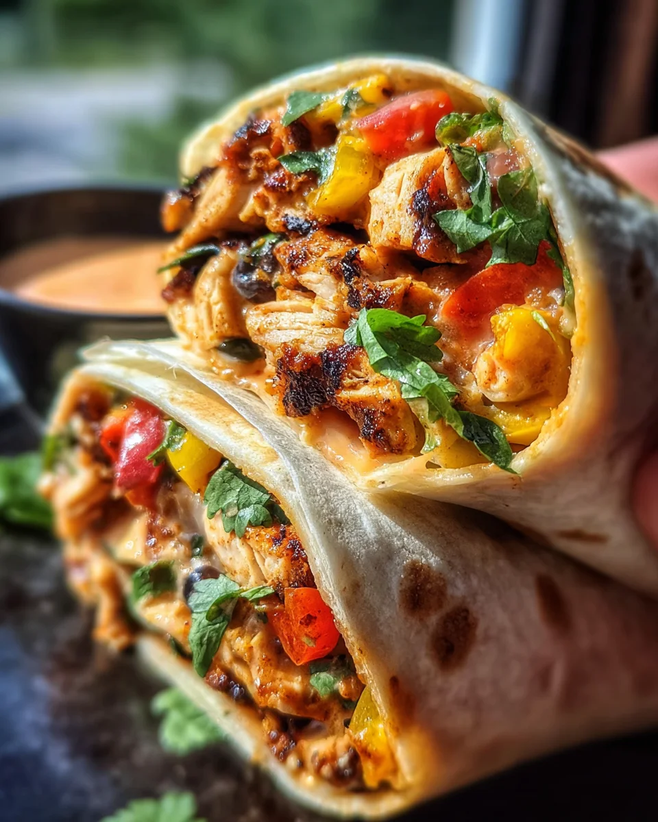 Southwest Chicken Wrap 37 Southwest