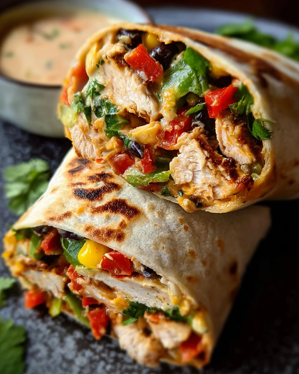 Southwest Chicken Wrap 38 Southwest
