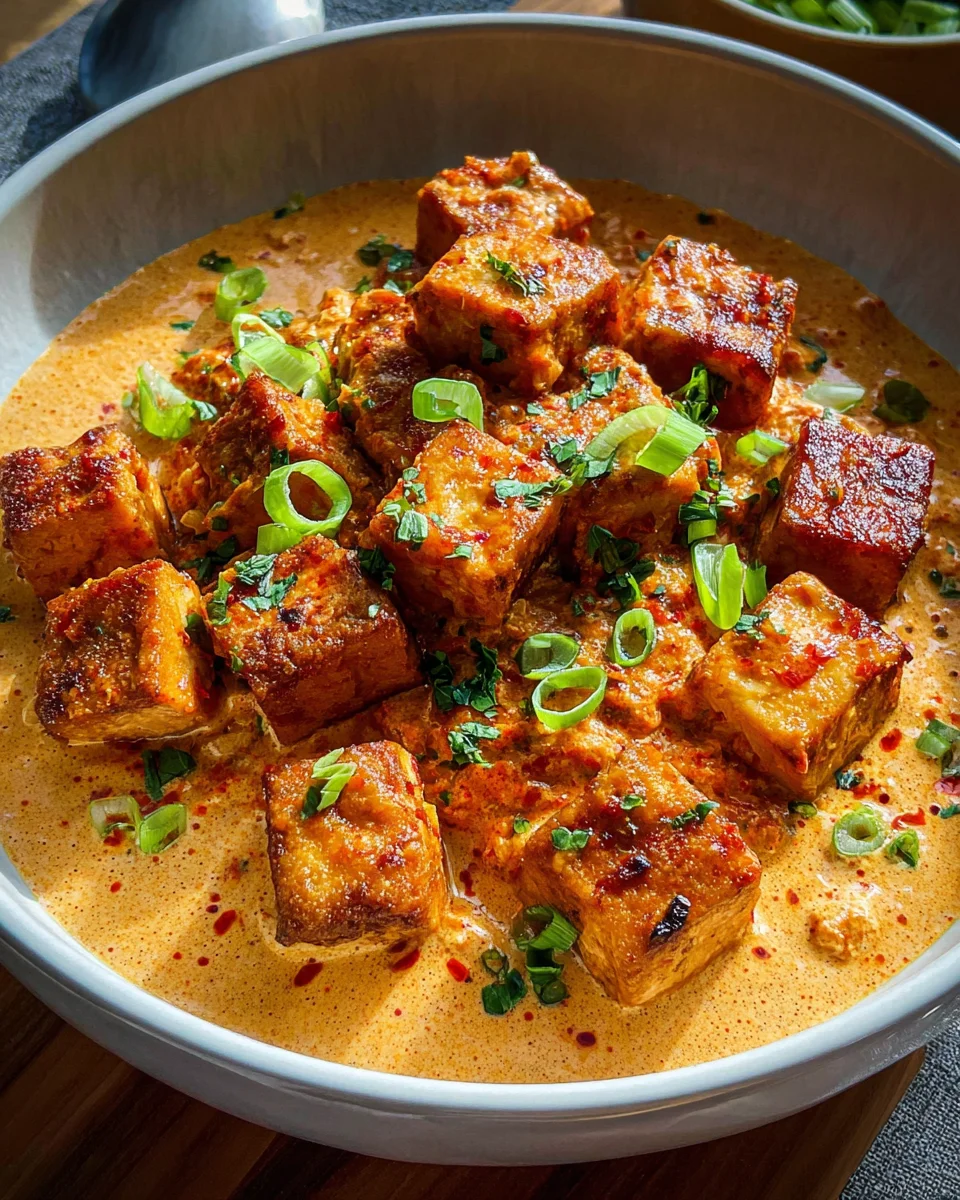 Spicy Tofu with Creamy Coconut Sauce 15 Spicy