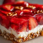 Strawberry Pretzel Jello Salad 20 Strawberry Pretzel Jello Salad