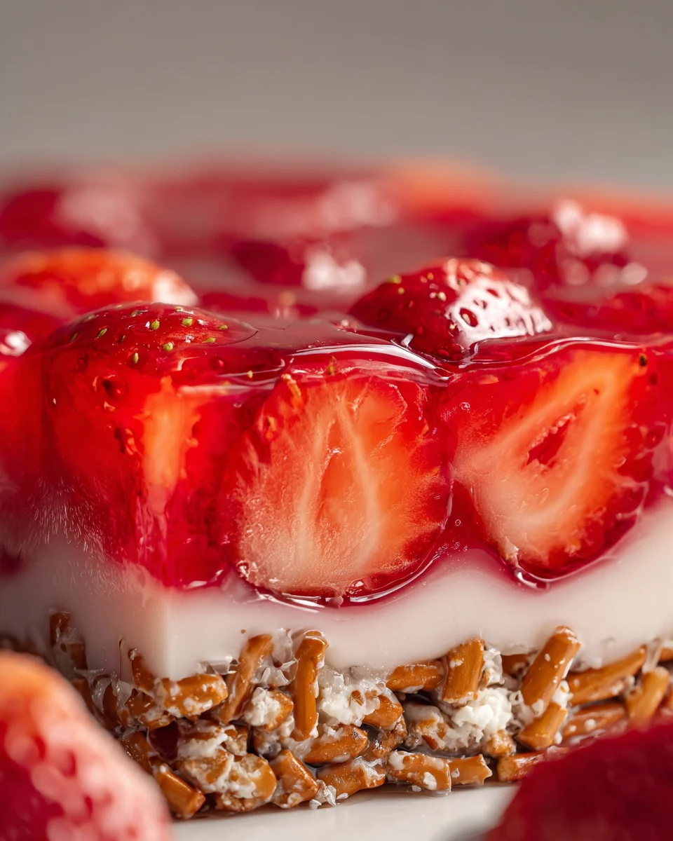 Strawberry Pretzel Jello Salad 18 Strawberry
