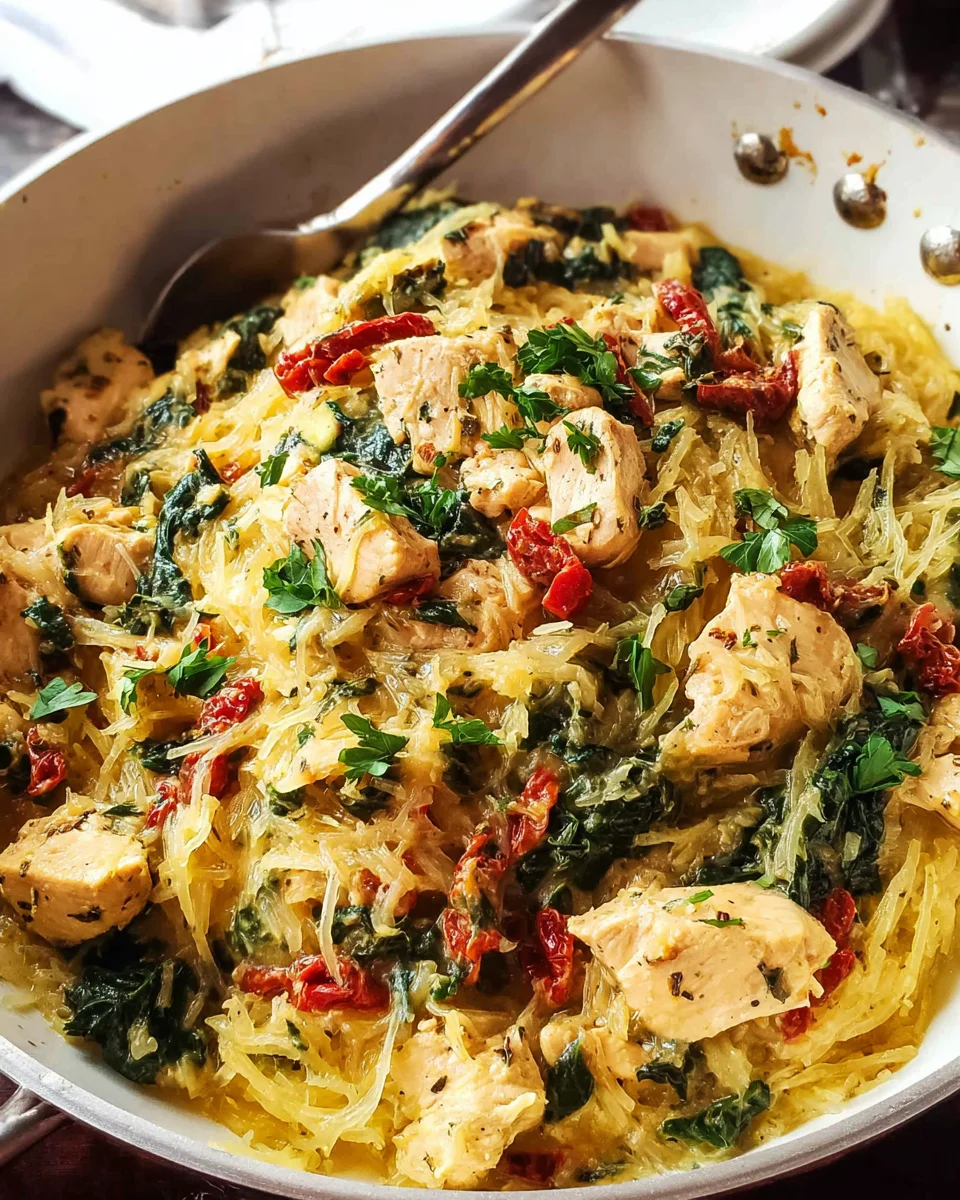 Tuscan Chicken and Spaghetti Squash 22 Tuscan