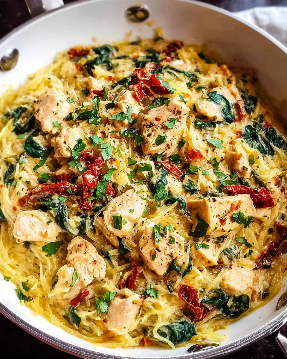 Tuscan Chicken and Spaghetti Squash 23 Tuscan