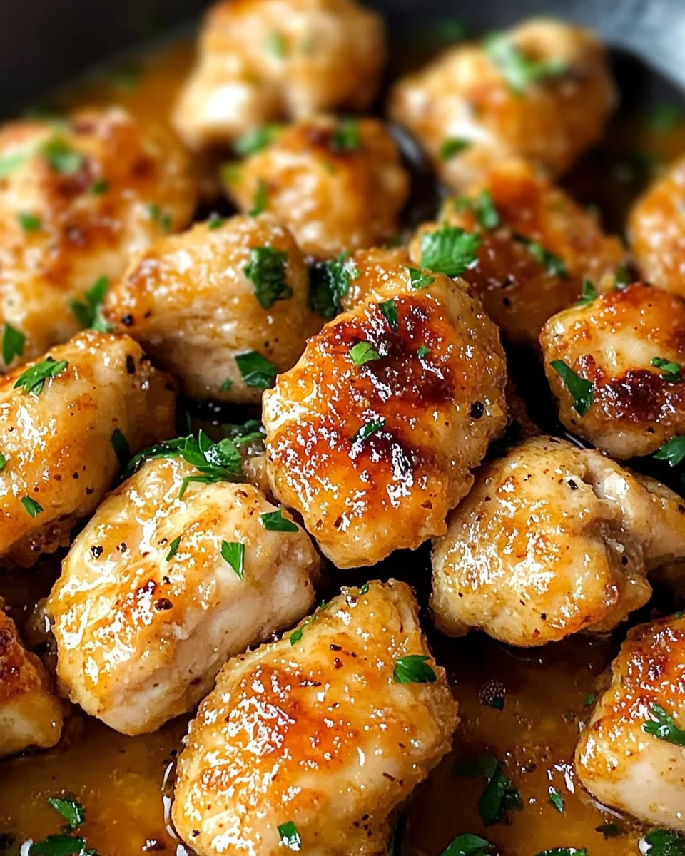 15-Minute Garlic Butter Chicken Bites