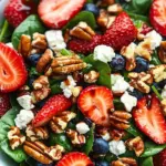 15-Minute Strawberry Spinach Salad