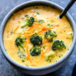 30 Minute Broccoli Cheddar Soup