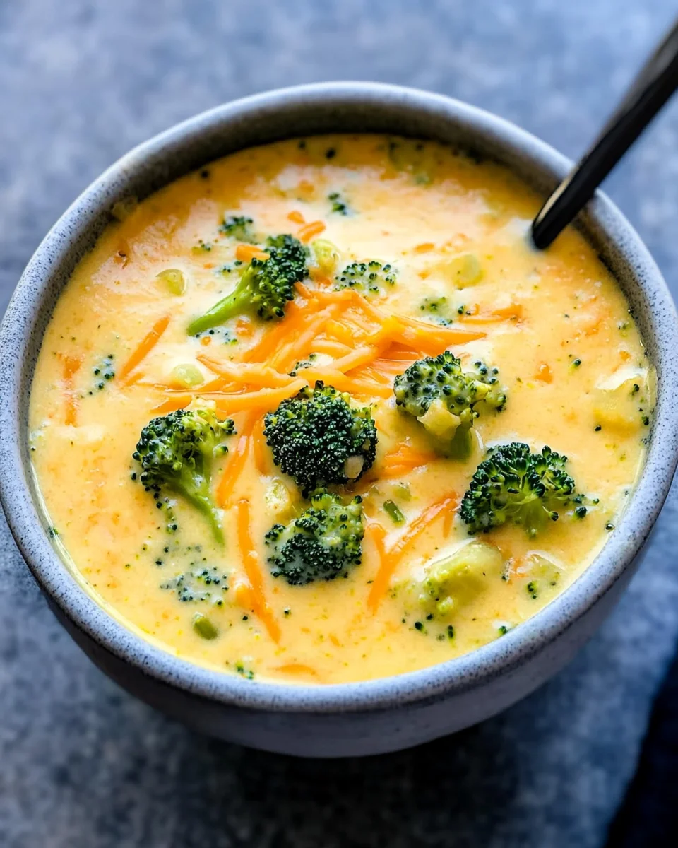 30 Minute Broccoli Cheddar Soup