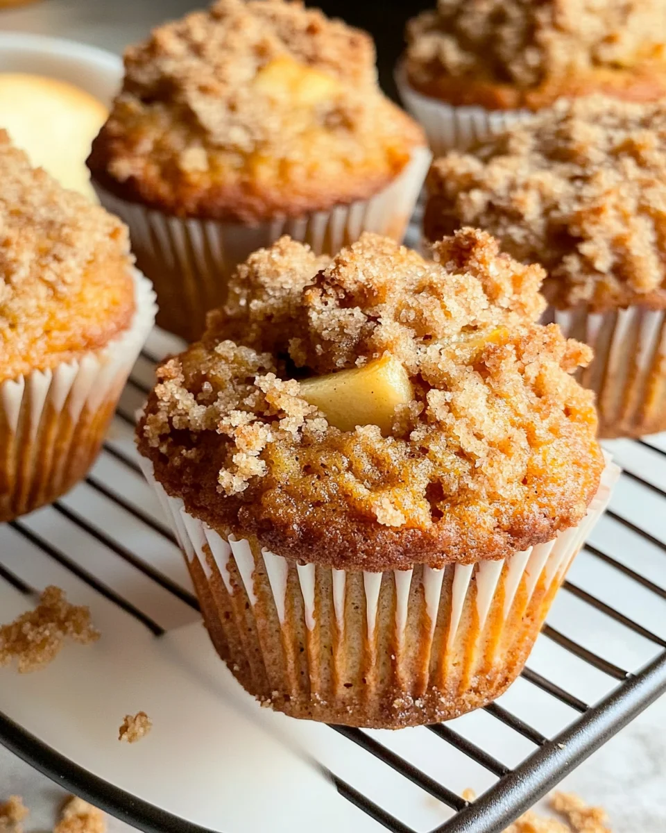 Apple Pumpkin Streusel Muffins Small Batch