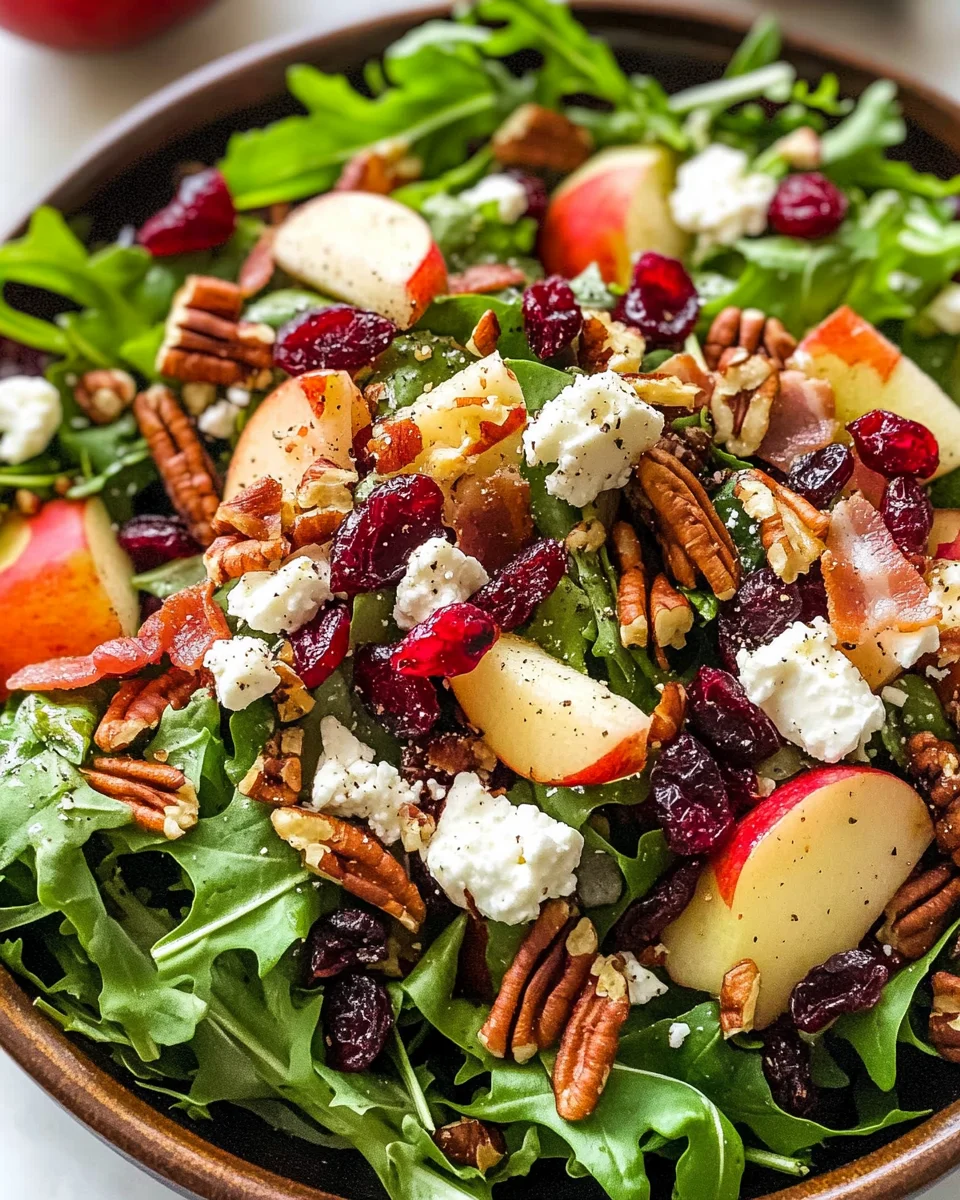 Autumn Salad with Apple Cider Vinaigrette