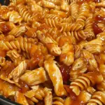 BBQ Honey Garlic Chicken Rotini Skillet