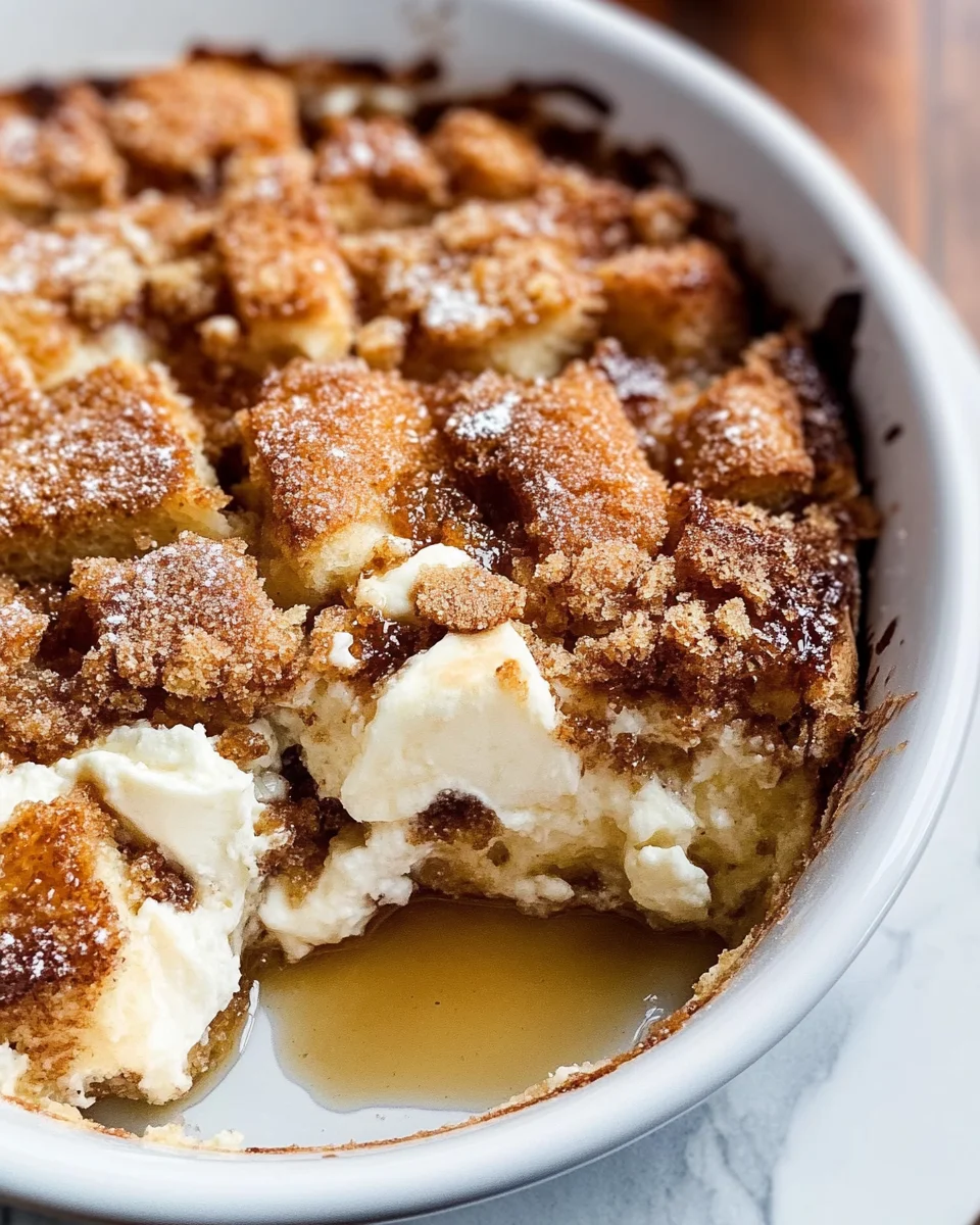 Baked Cream Cheese French Toast Casserole