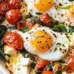 Baked Feta Eggs
