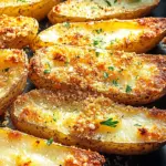 Baked Garlic Parmesan Potato Wedges