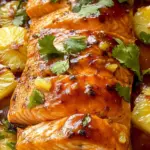 Baked Pineapple Salmon