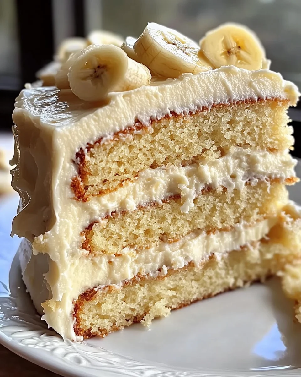 Banana Cake with Cream Cheese Frosting