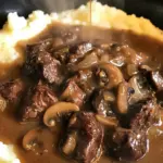Best Ever Beef Tips & Gravy (Easy)