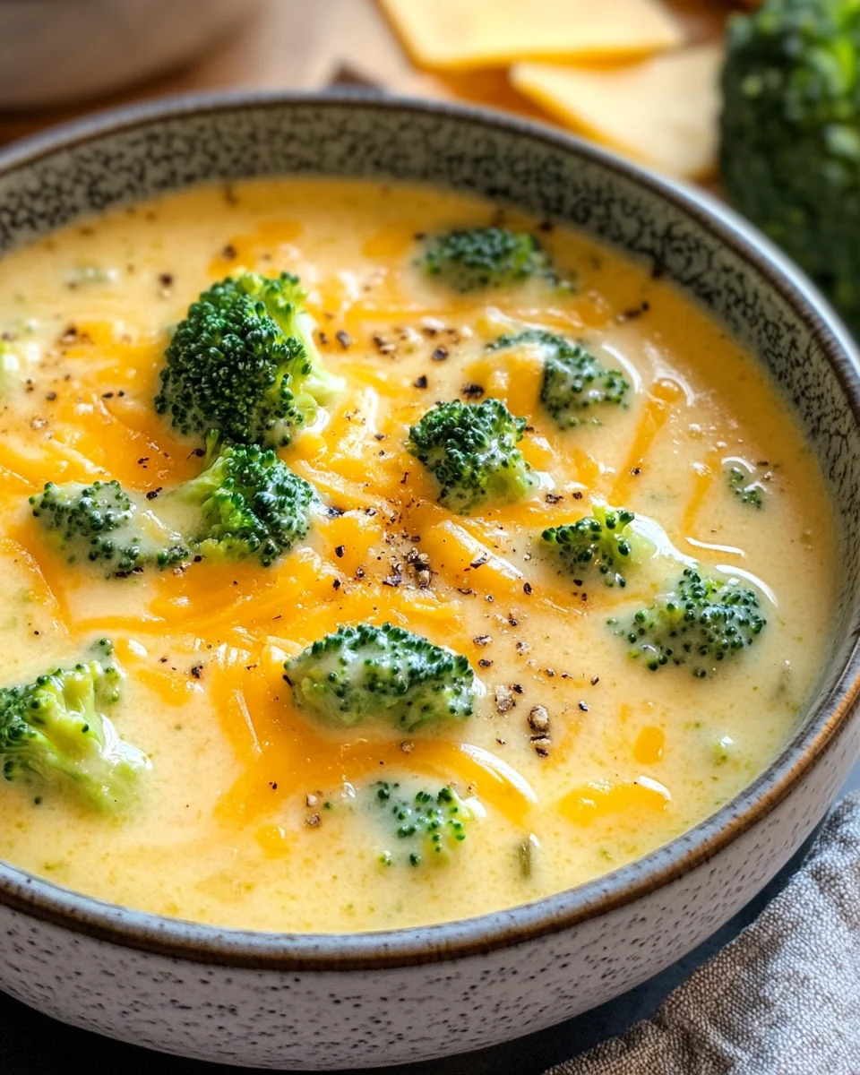 Broccoli Cheese Soup Recipe