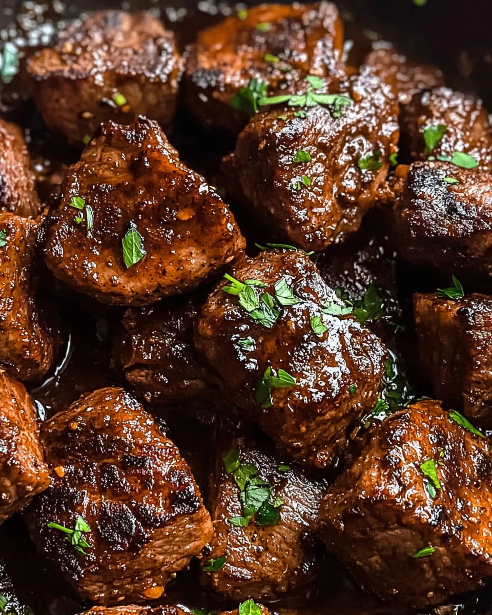 Cajun Garlic Butter Steak Bites