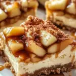 Caramel Apple Cheesecake Bars
