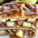 Caramel Apple Cinnamon Roll Lasagna