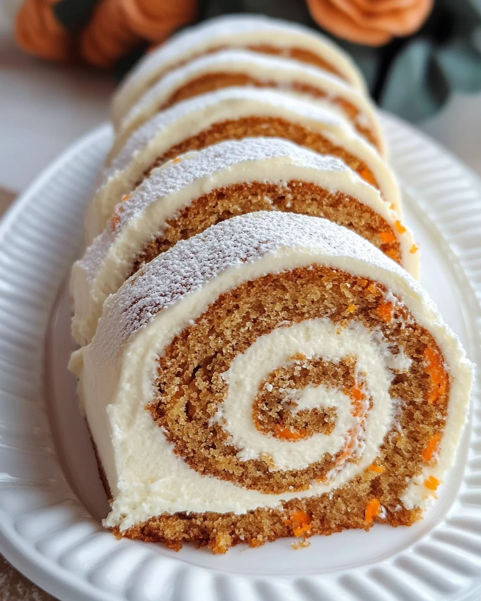 Carrot Cake Roll