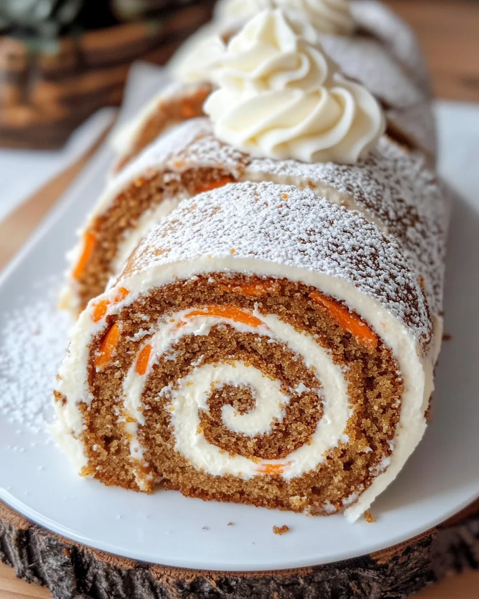 Carrot Cake Roll