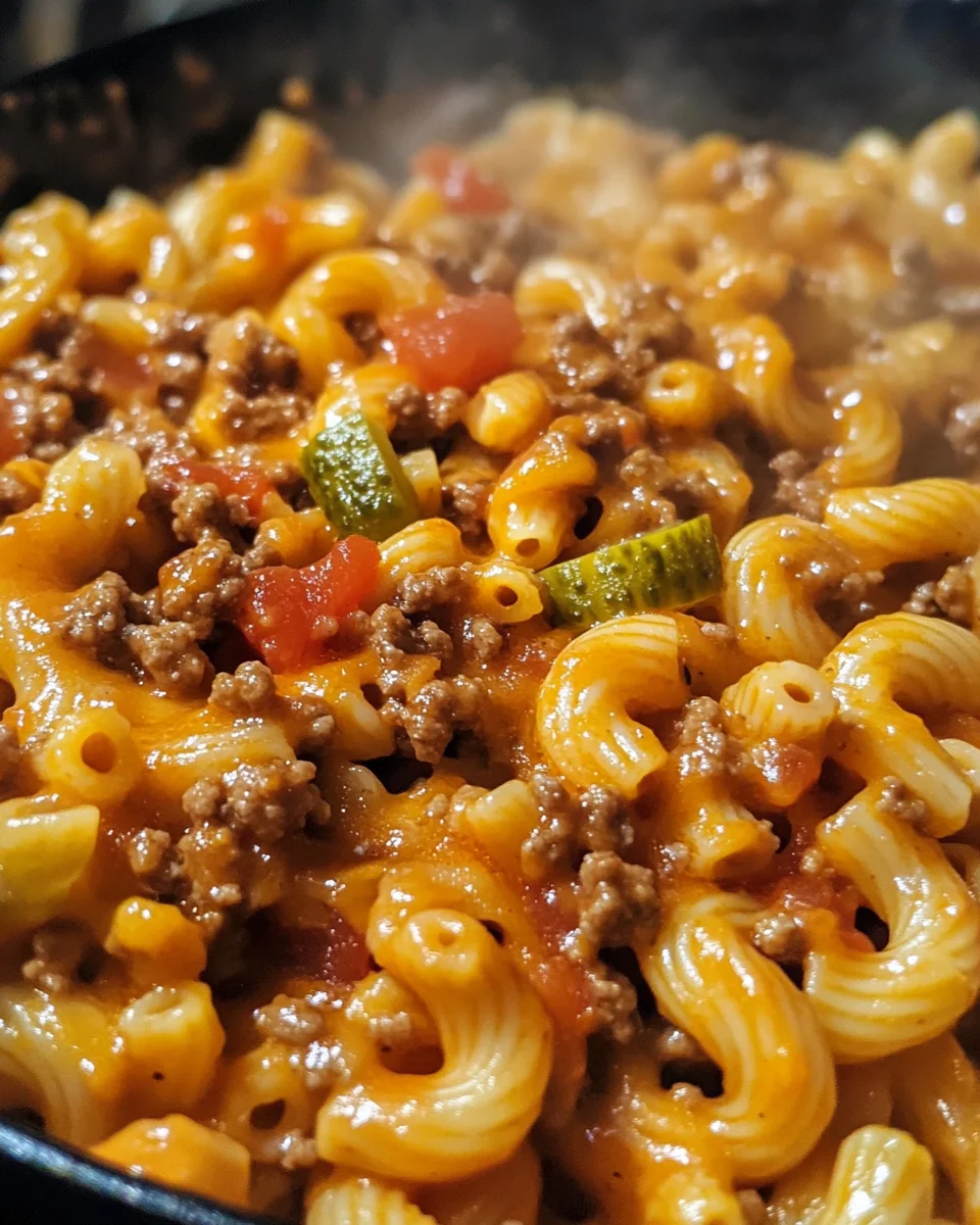 Cheeseburger Pasta Recipe