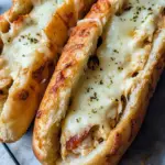 Cheesy Chicken Garlic Bread Sandwich
