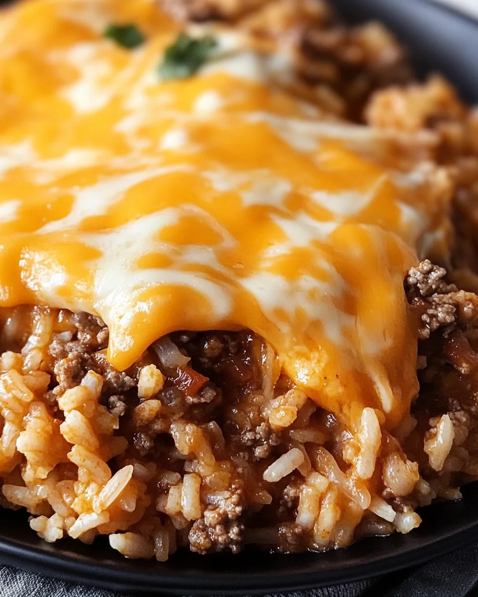 Cheesy Taco Rice Recipe