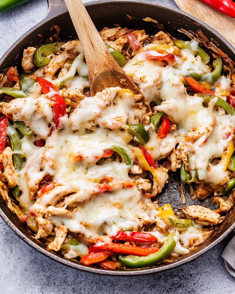 Chicken Cheesesteak Skillet