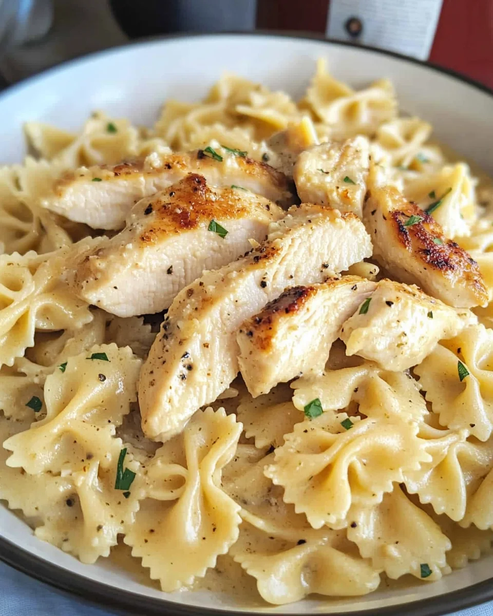 Chicken Garlic Parmesan Pasta