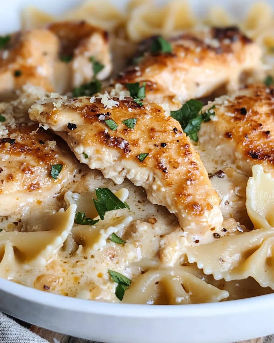 Chicken Garlic Parmesan Pasta