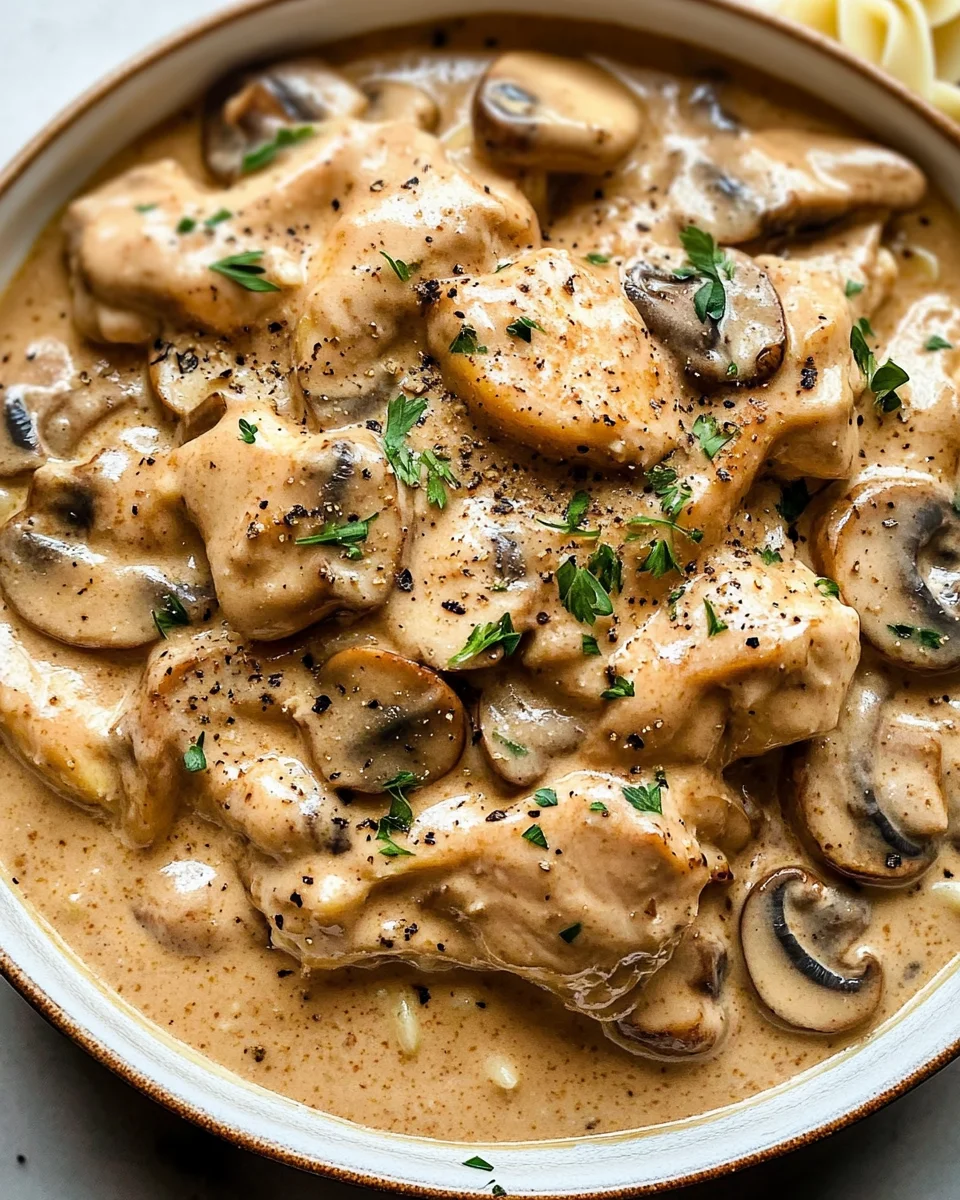 Chicken Stroganoff