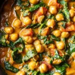 Chickpea Spinach Curry (Chana Palak Masala)