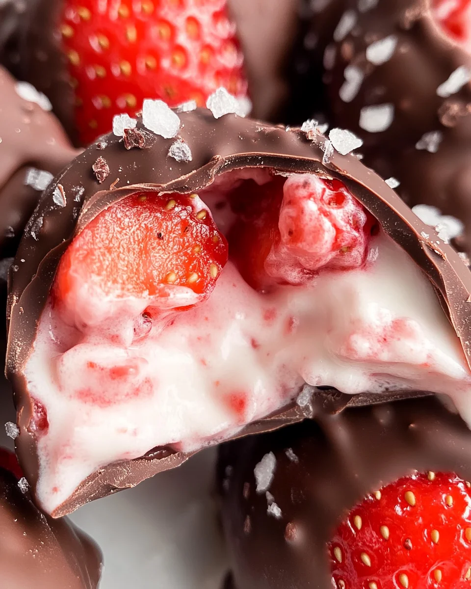 Chocolate Strawberry Yogurt Clusters (Viral Recipe!)