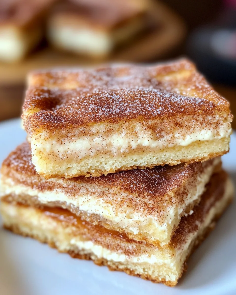 Churro Cheesecake Bars