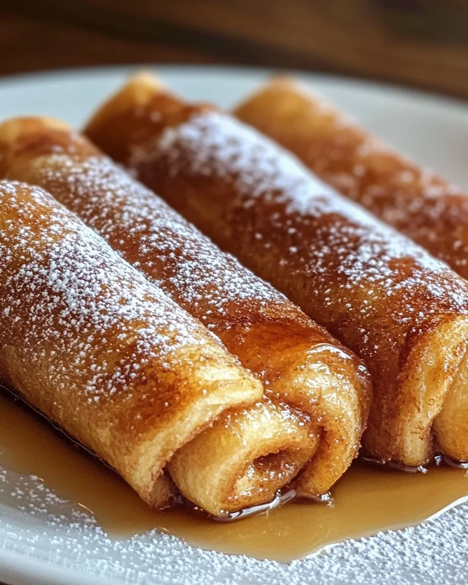 Cinnamon Roll French Toast Roll-Ups
