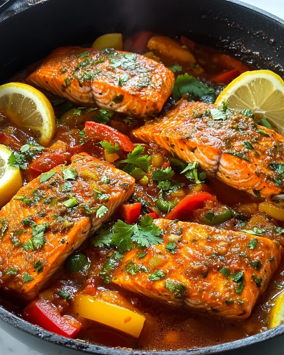 Classic Spicy Moroccan Fish in Rich Sauce