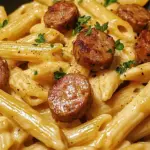 Creamy Bold Smoky Cajun Garlic Butter Sausage Pasta