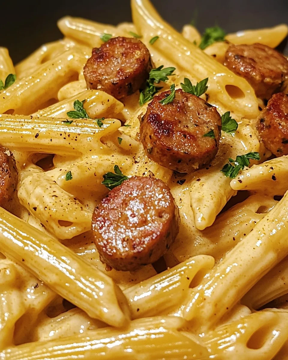 Creamy Bold Smoky Cajun Garlic Butter Sausage Pasta