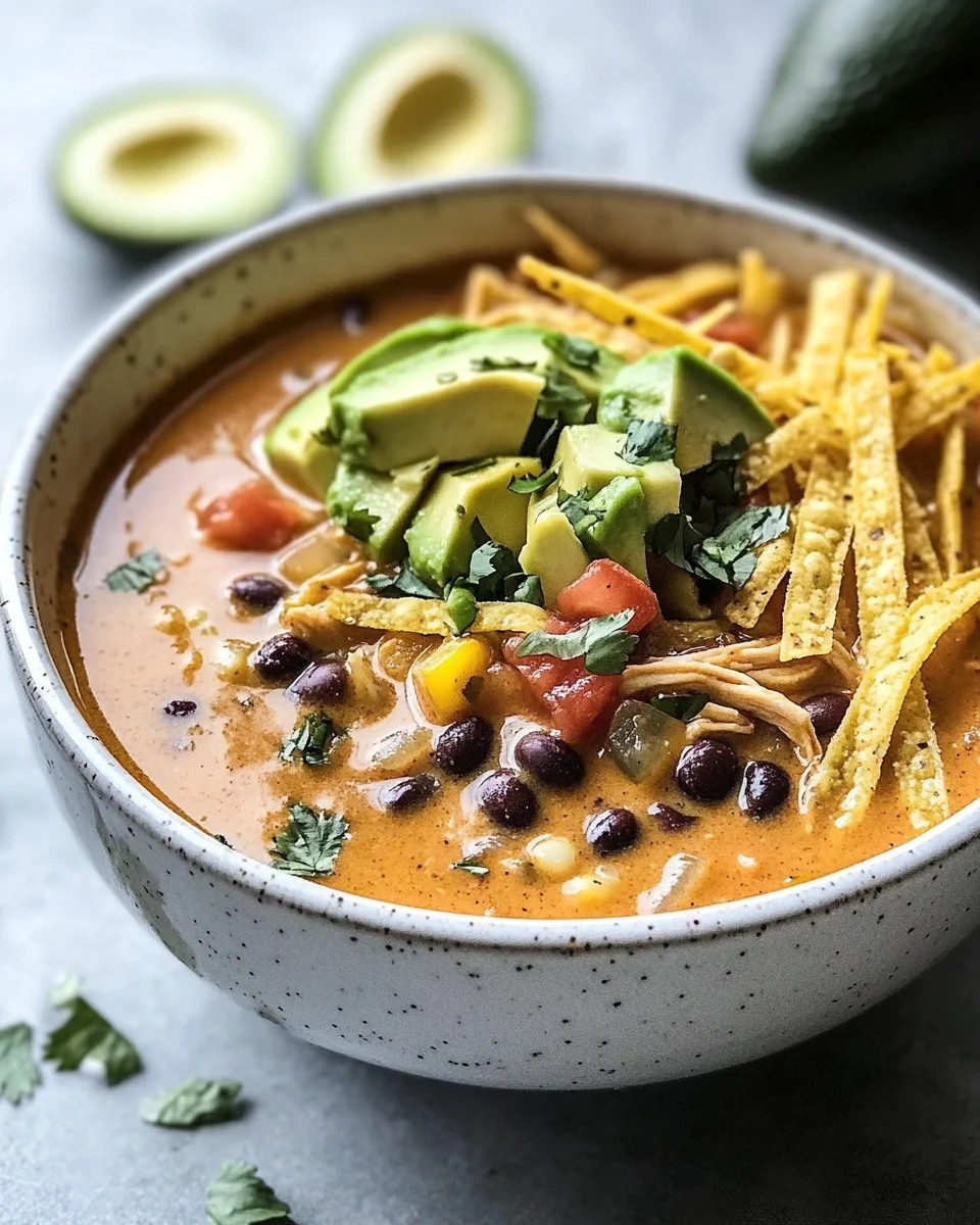 Creamy Chicken Enchilada Soup