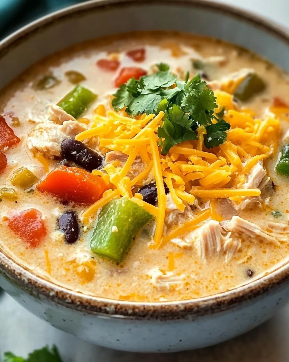 Creamy Chicken Tortilla Soup