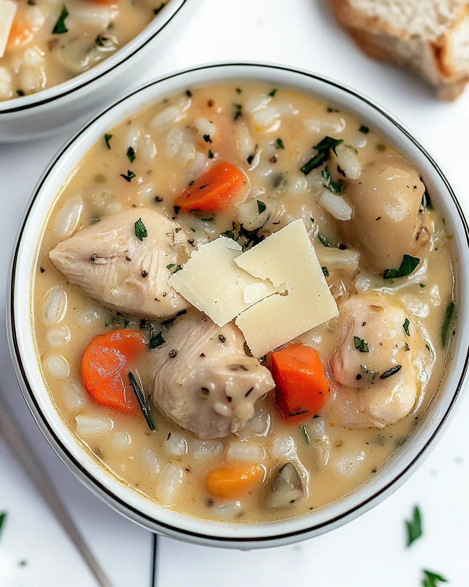 Creamy Chicken and Rice Soup